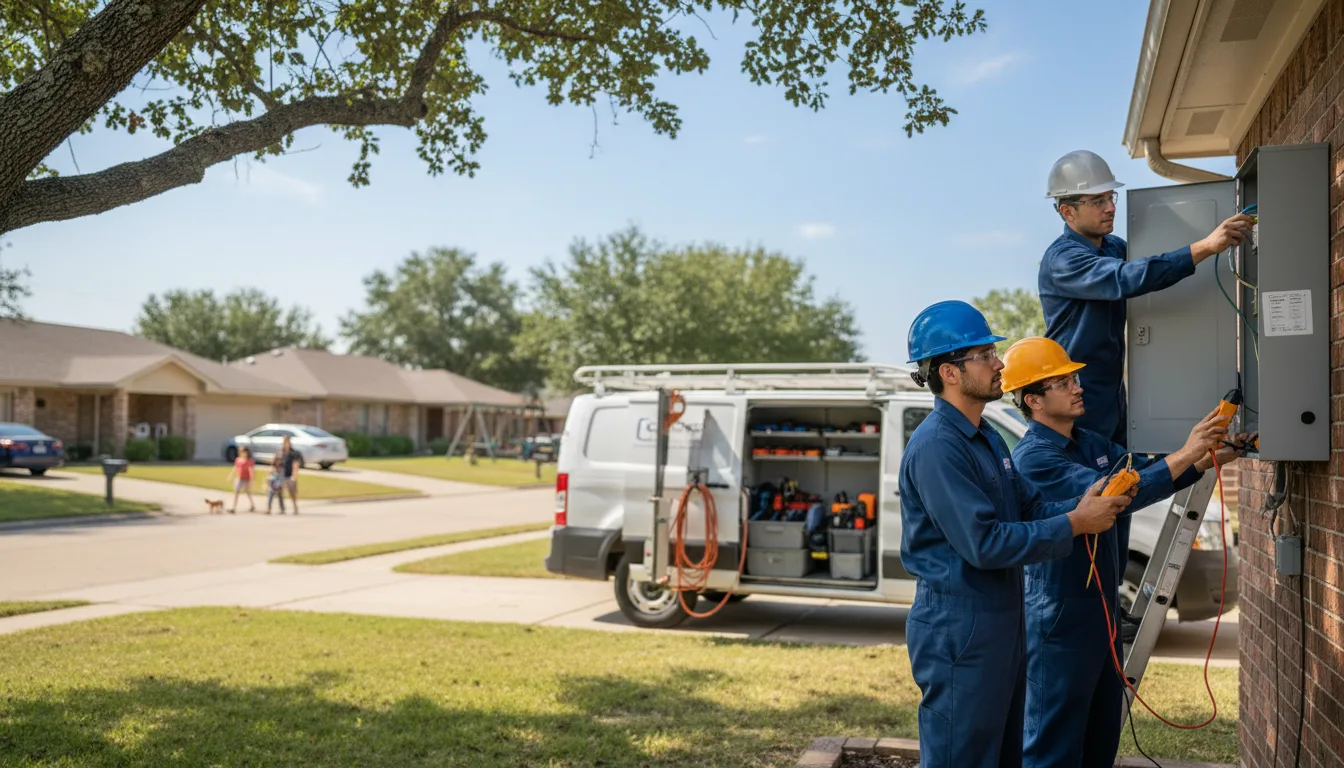 Certified electrician providing emergency electrical services in Bartlett, NE
